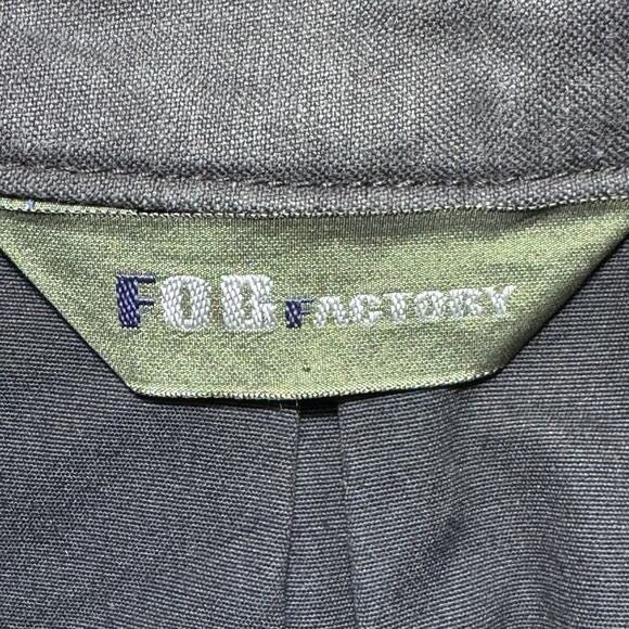 FOB Factory Navy Military Style Jacket Heavyweight Zip Made ini Japan S - Picture 5 of 12